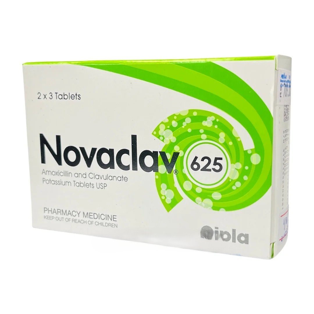 Amoxicillin & Clavulanate Potassium 625mg 12 Tablets – Broad-Spectrum Antibiotic