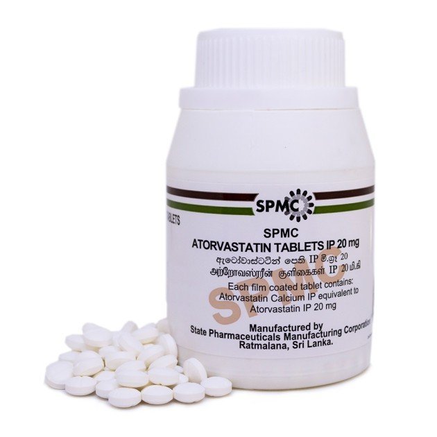 Atorvastatin Tablets IP 20 mg – 500 Tablets | Cholesterol-Lowering Statin
